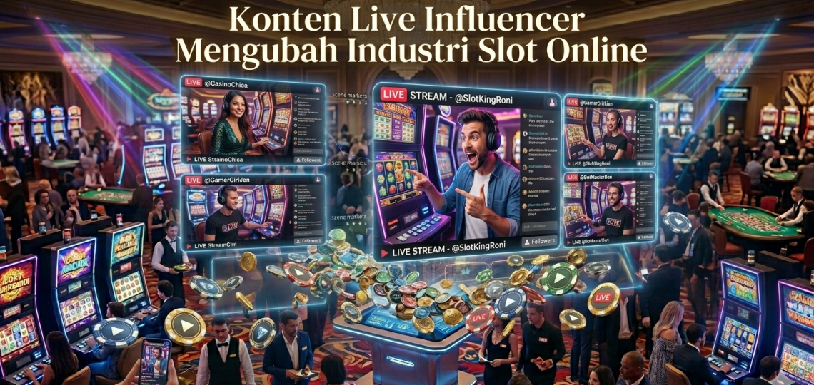 Konten Live Influencer Mengubah Industri Slot Online